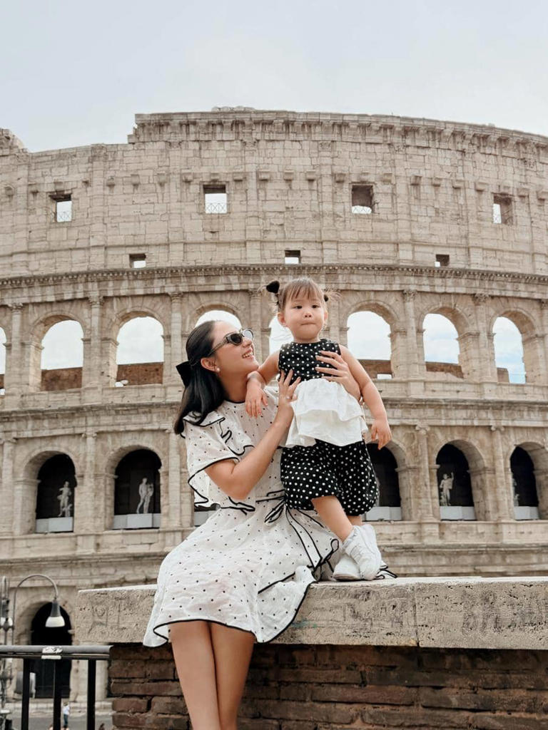 Liburan Impian! Gaya Kompak Jessica Mila Dan Kyarra Di Roma