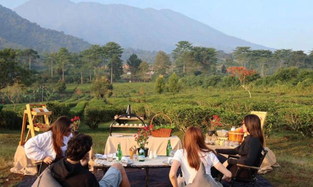 Potret Bahagia Wulan Guritno & Anak Liburan Di Plataran Puncak