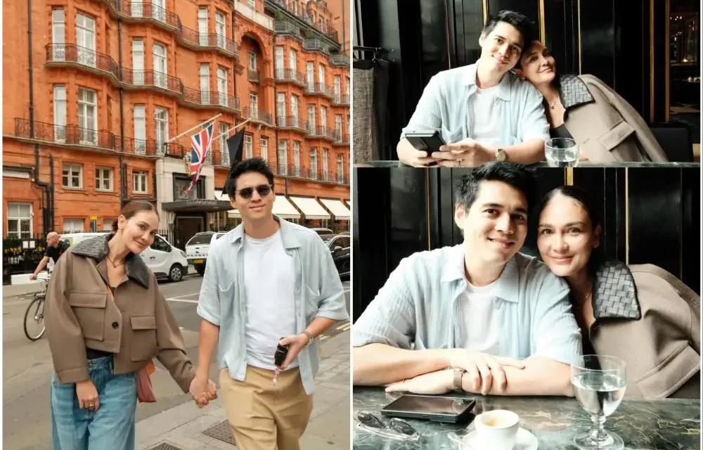London Jadi Saksi Kemesraan Luna Maya Dan Maxime Bouttier