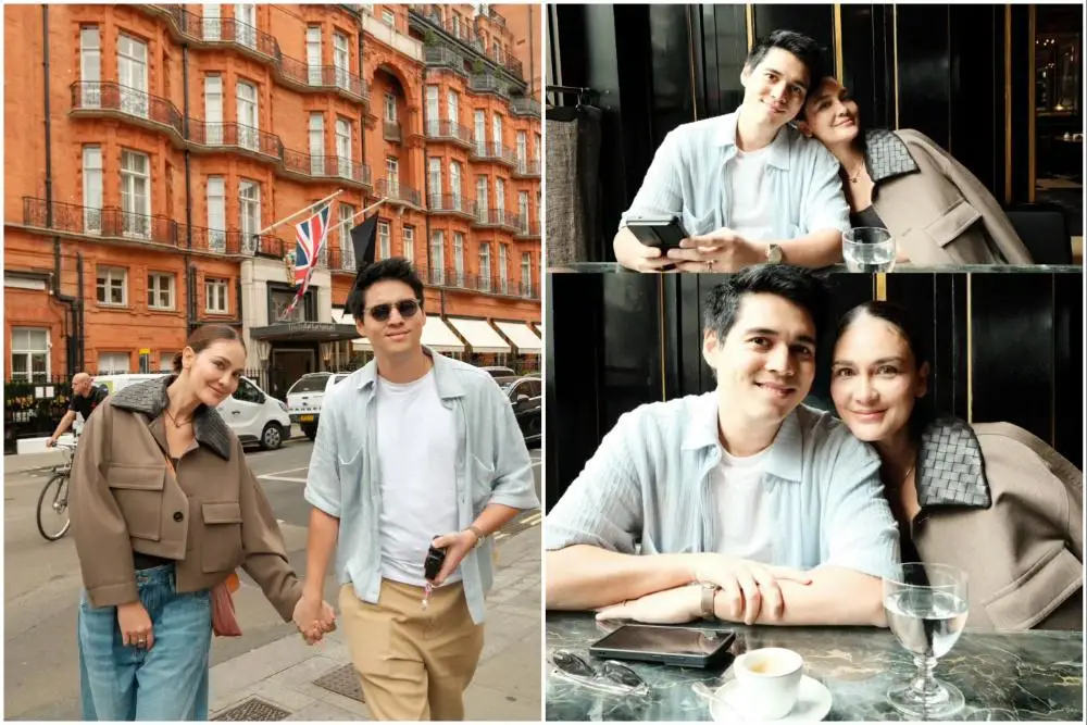 London Jadi Saksi Kemesraan Luna Maya Dan Maxime Bouttier