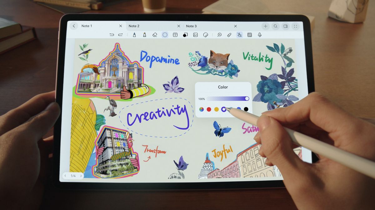 Sketsa Makin Asyik! Huawei MatePad 11.5 Dukung M-Pencil