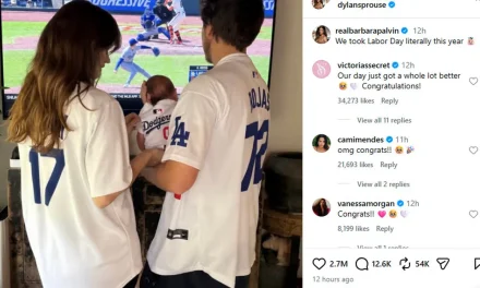 Dylan Sprouse Dan Barbara Palvin Sambut Putri Pertama